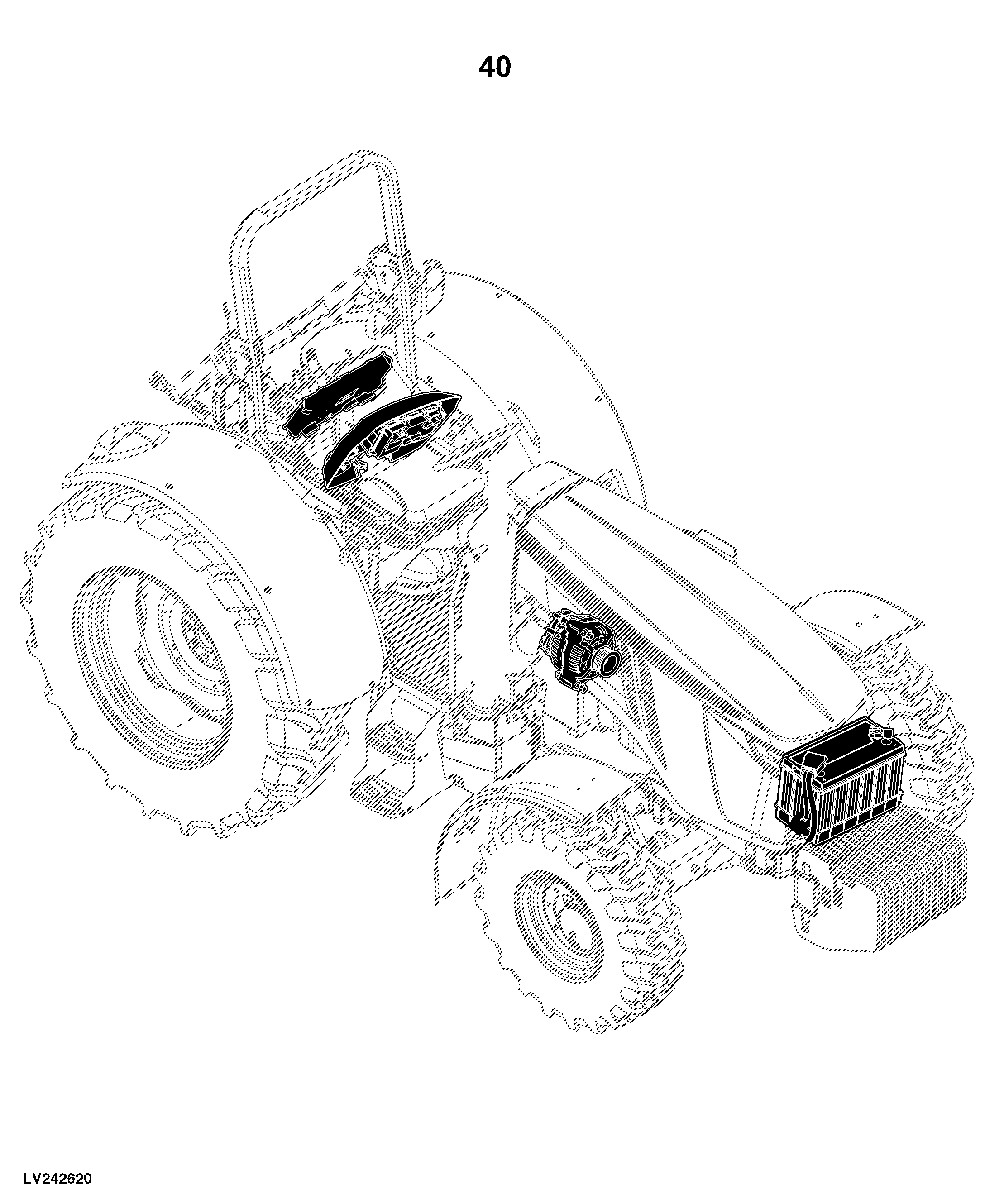 5100ML Tractor (Engine 4045HLV72, Final Tier 4)(North American Edition)