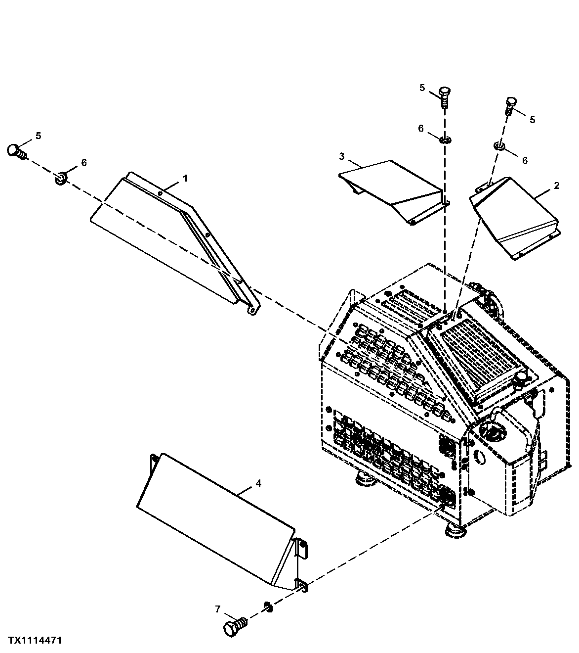 Hydrostatic Oil Cooler Protective Covers (11776 - )