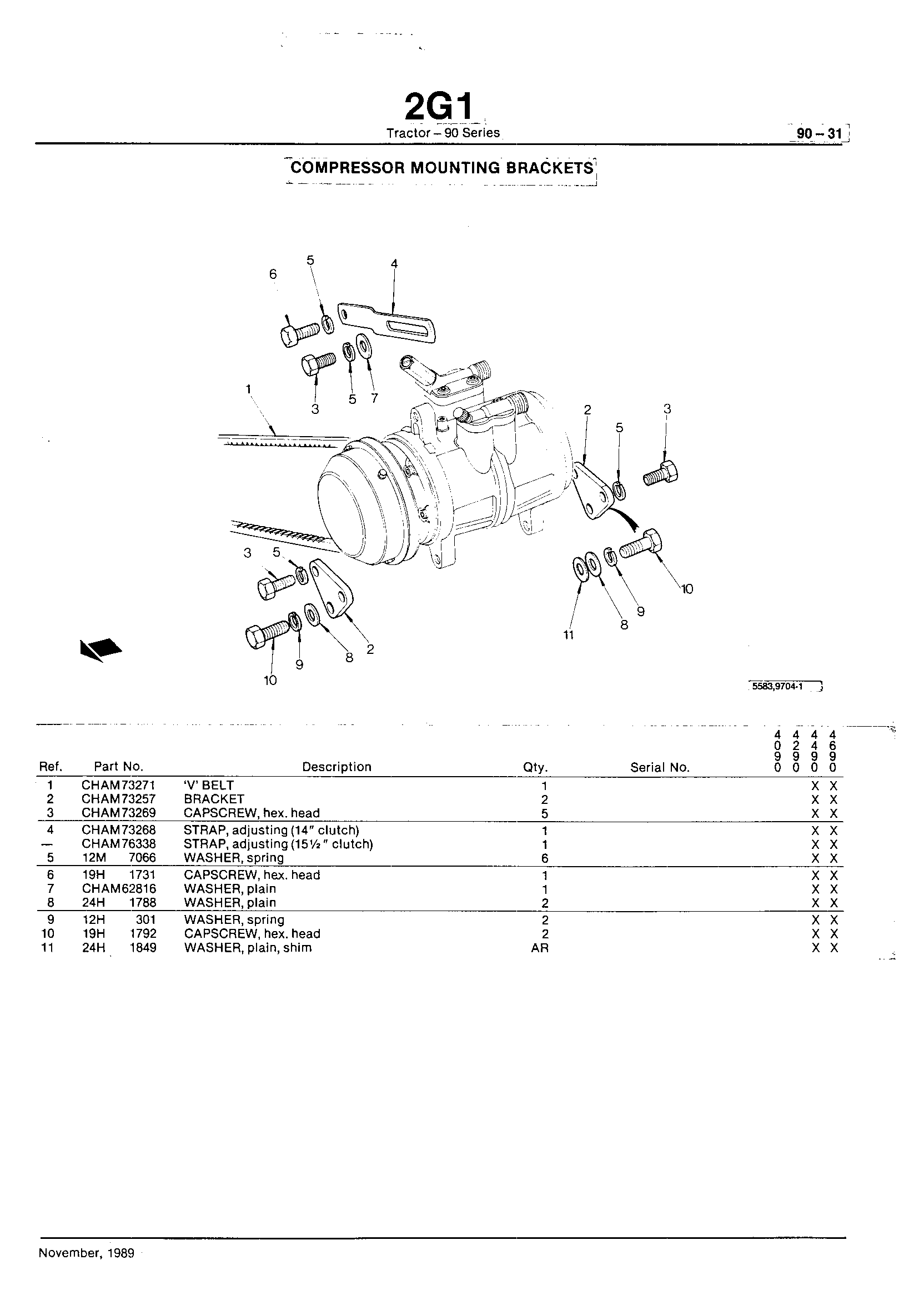 Operation Station Compressor Mounting Brackets (Continued)