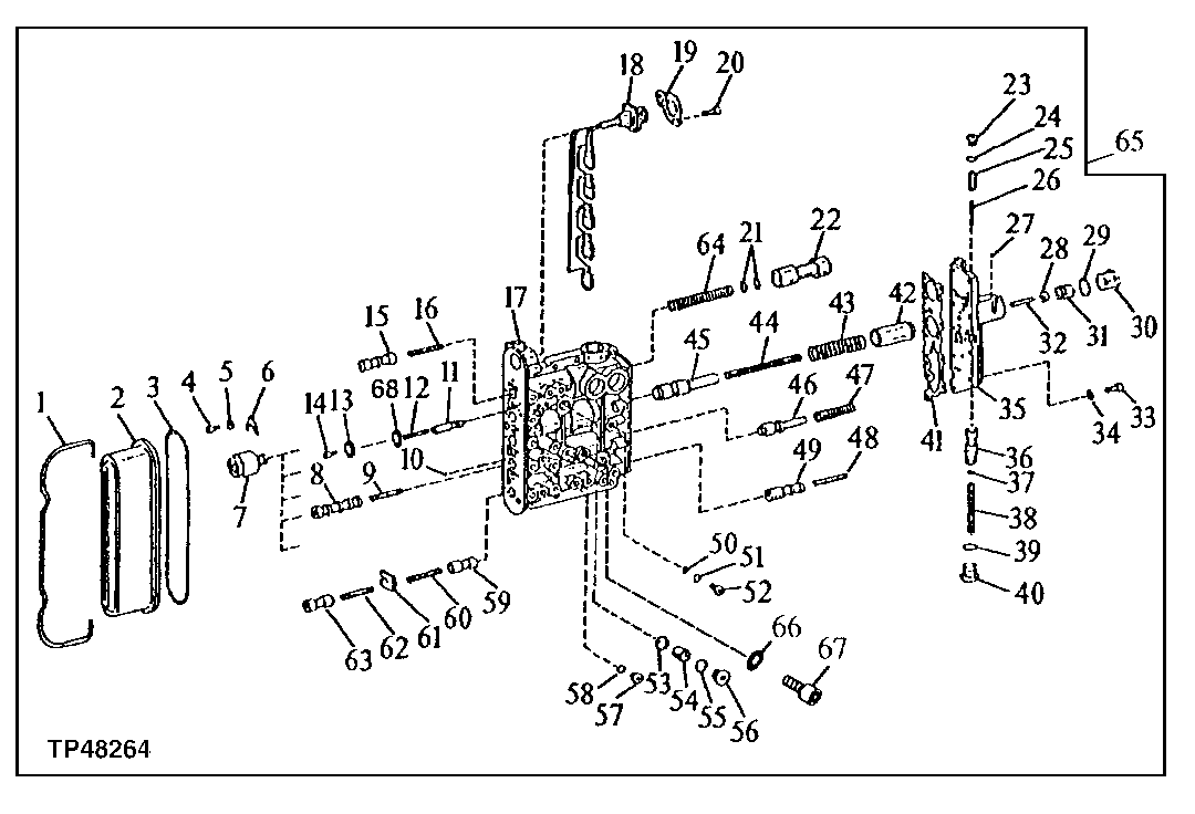 Gearshift System (Control Valve) (M5 Solenoid) (Transmission S.N. -010443)