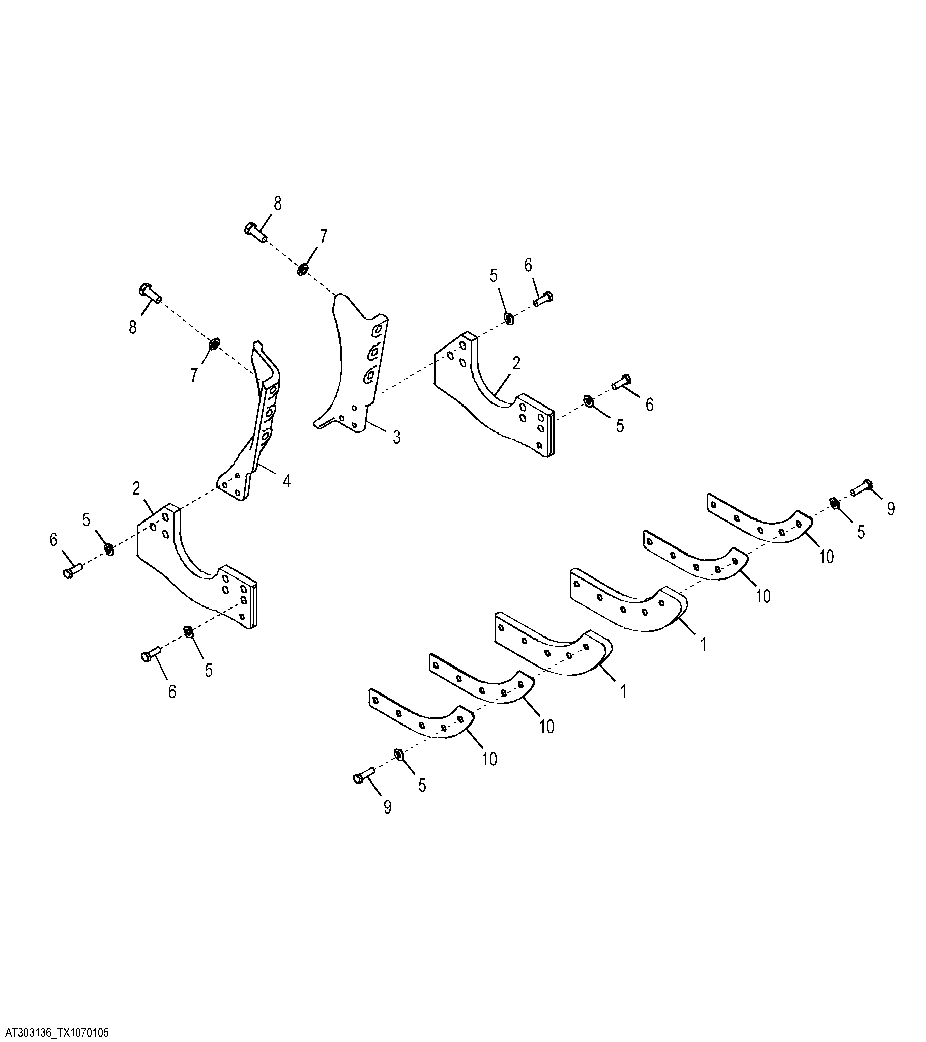 Chain Guides and Track Drive Sprocket Guard