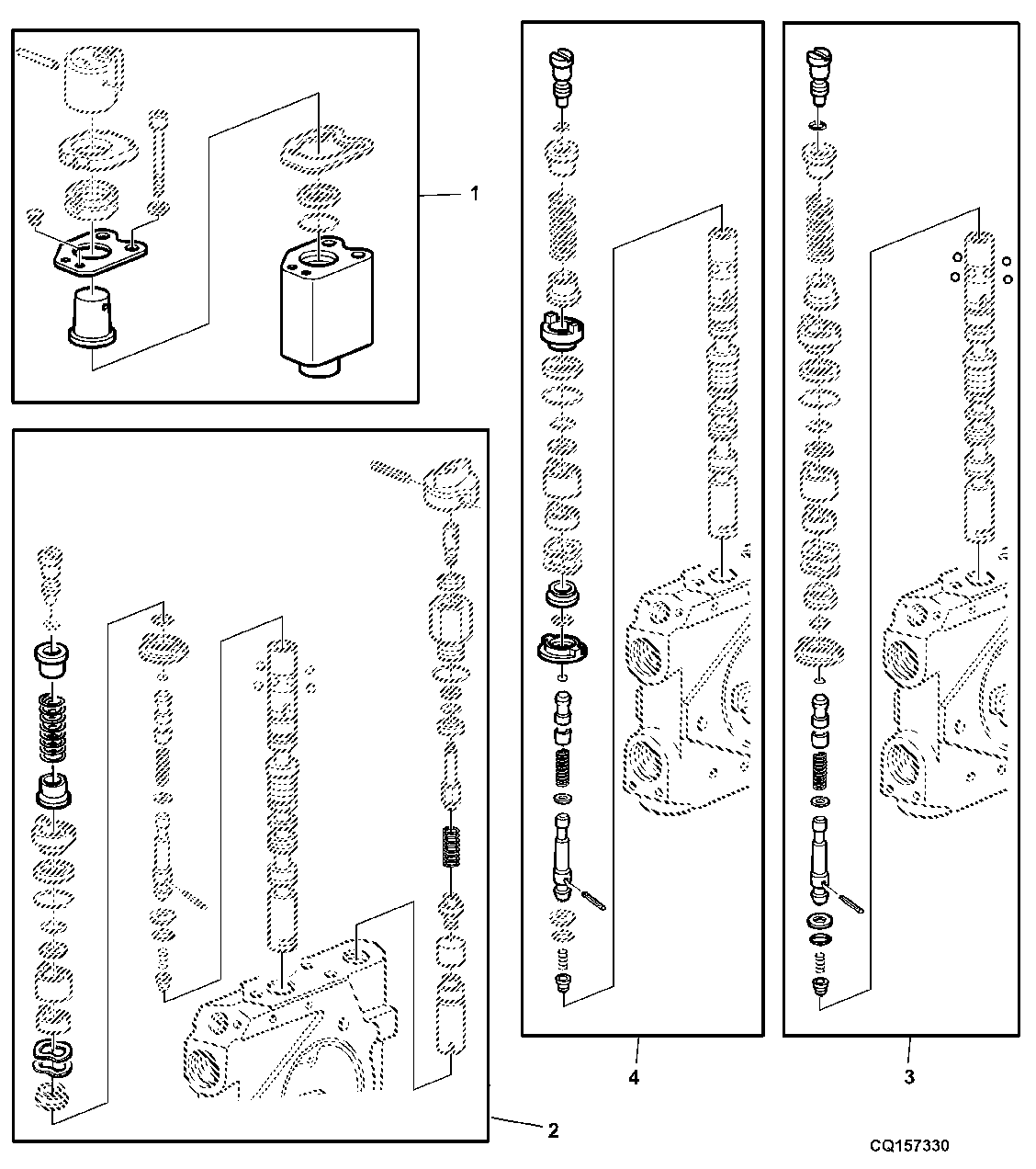 REPAIR KIT SELECTIVE CONTROL VALVE (300 SERIES)