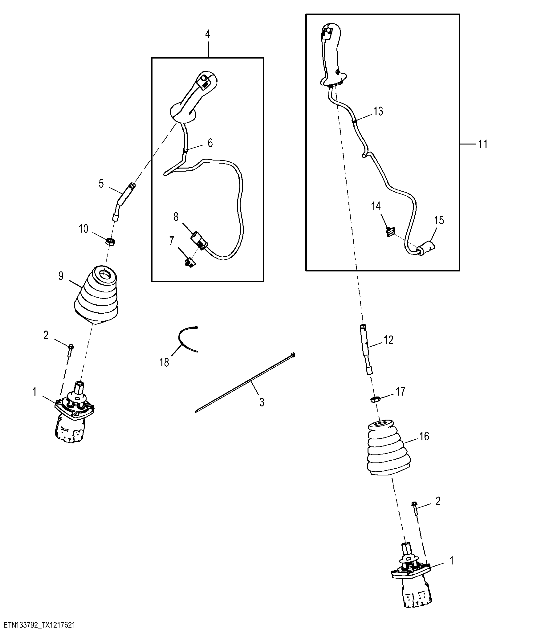 Pilot Controller Valves and Joysticks (303524 - )