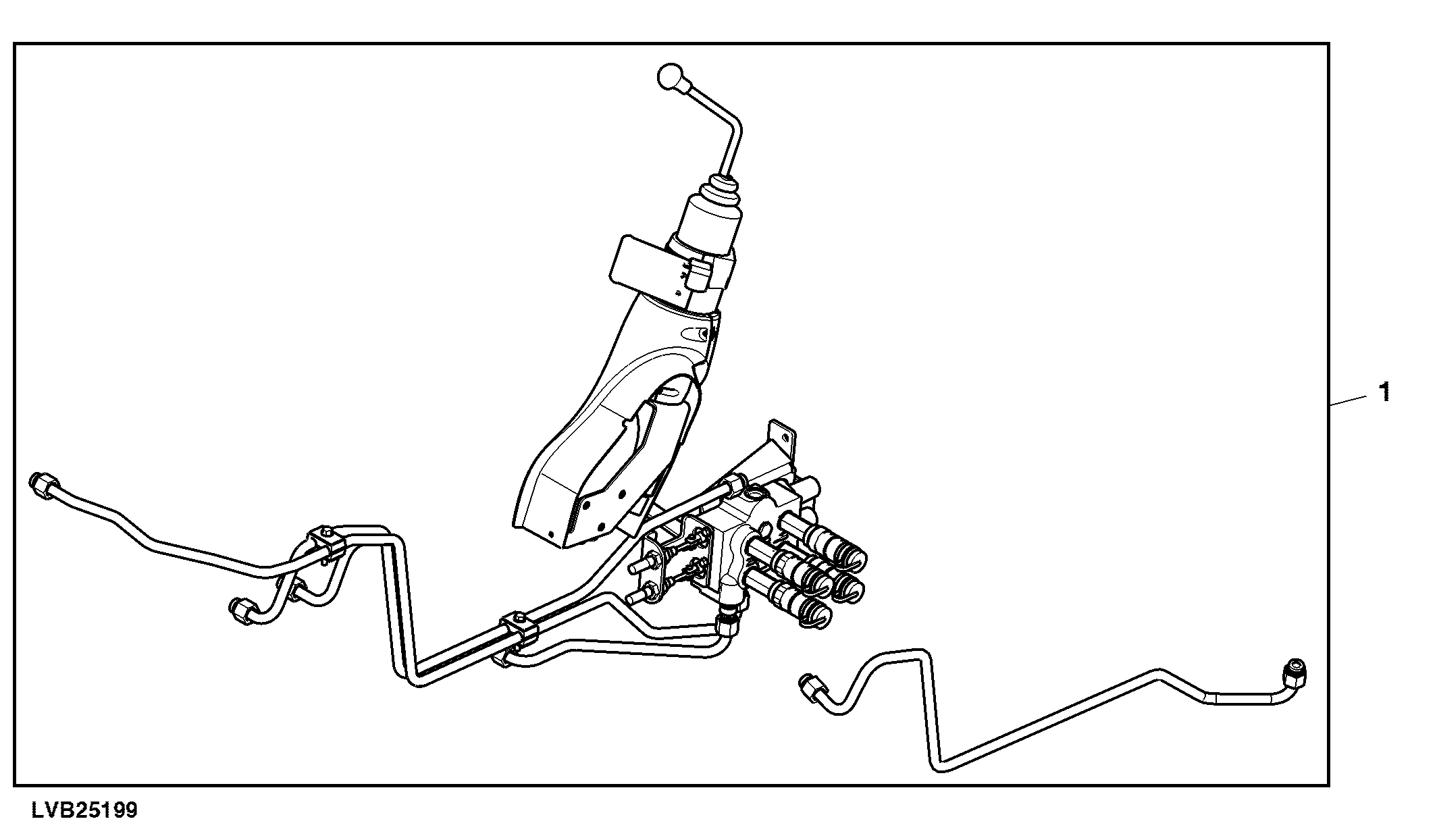 Attachment, Mid-Mount Valve, Dual, IOOS and Cab