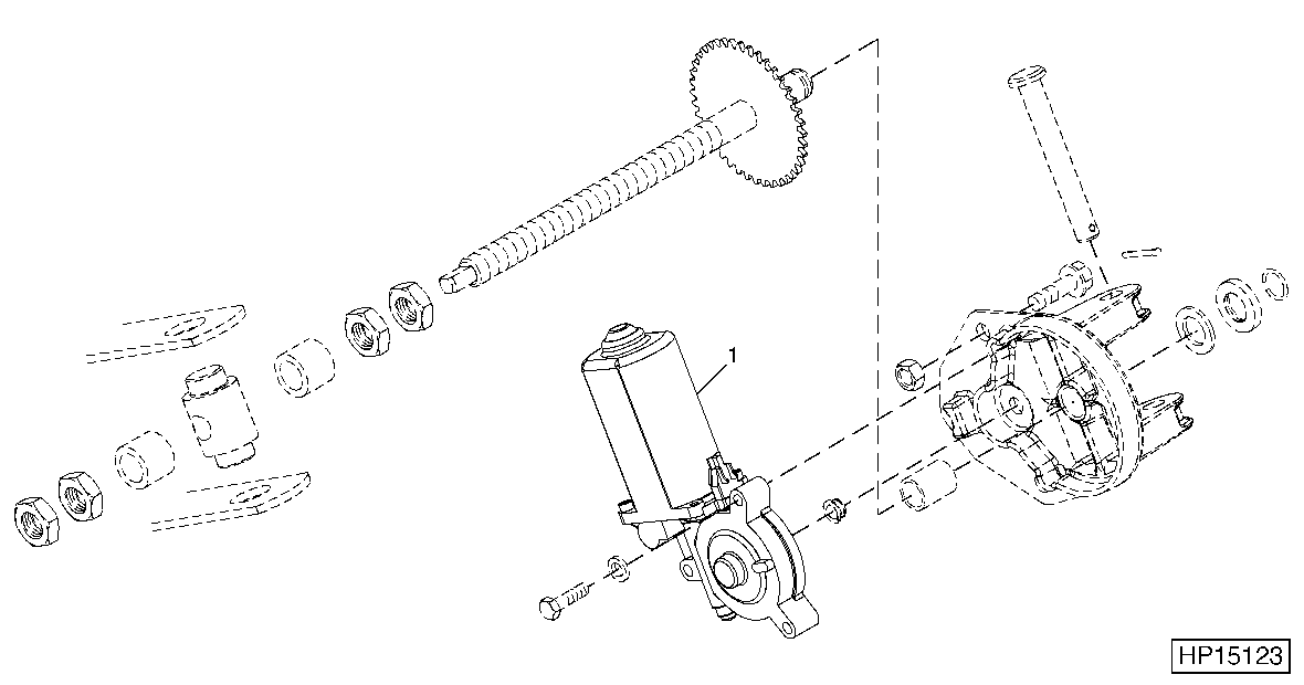 Separator Fan Drive Motor ( - 710407)