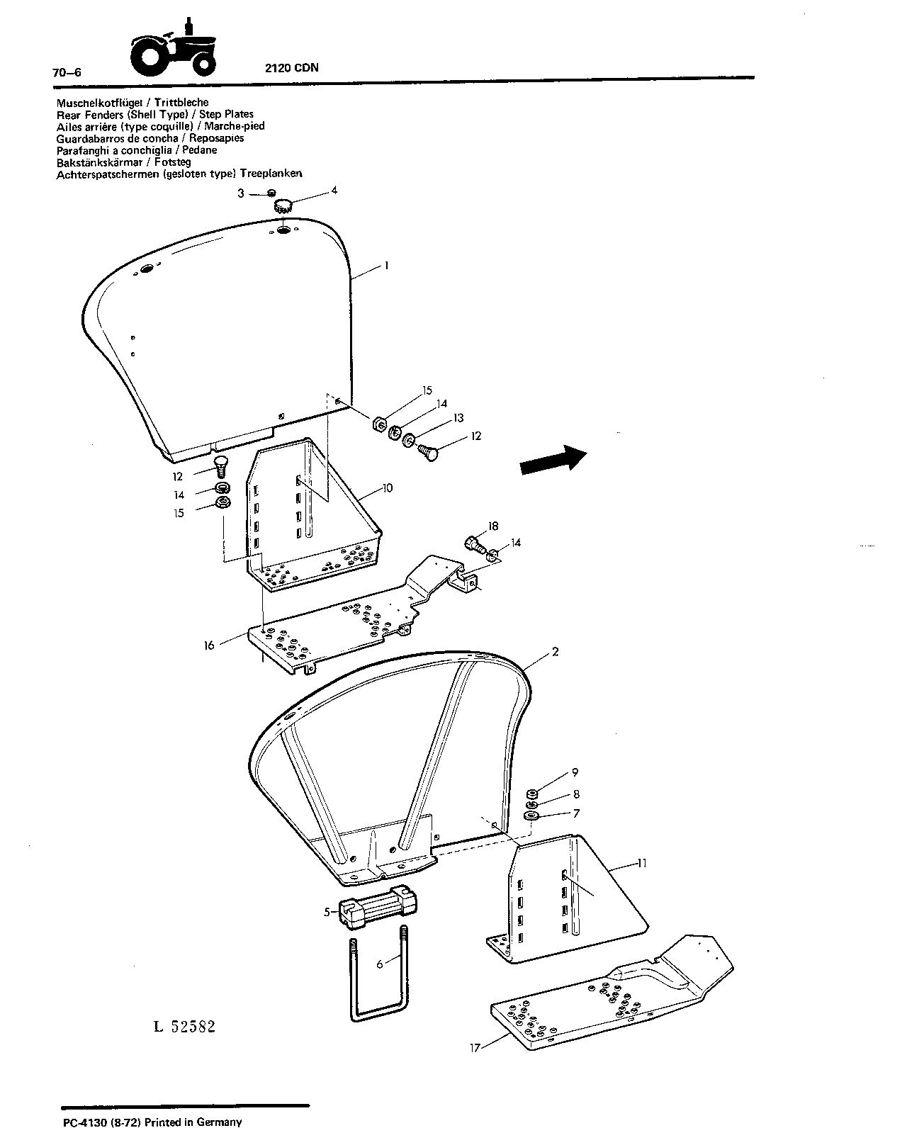Rear Fenders (Shell Type) / Step Plates