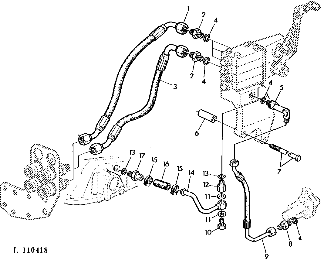 OIL LINES-SELECTIVE CONTROL VALVES (SPOOL TYPE)