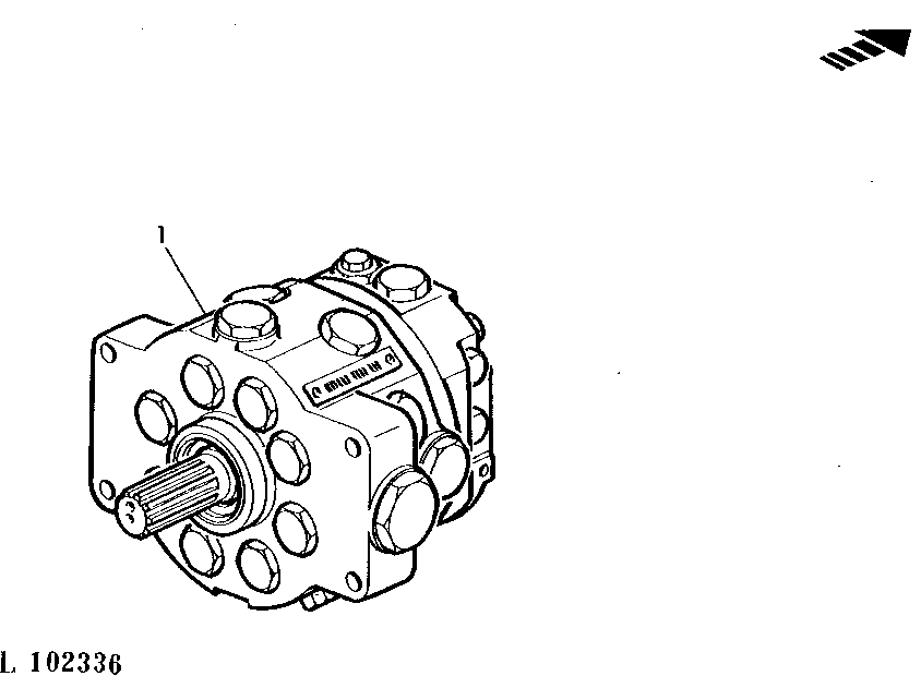 HYDRAULIC PUMP 40CM3 (2.4IN3)