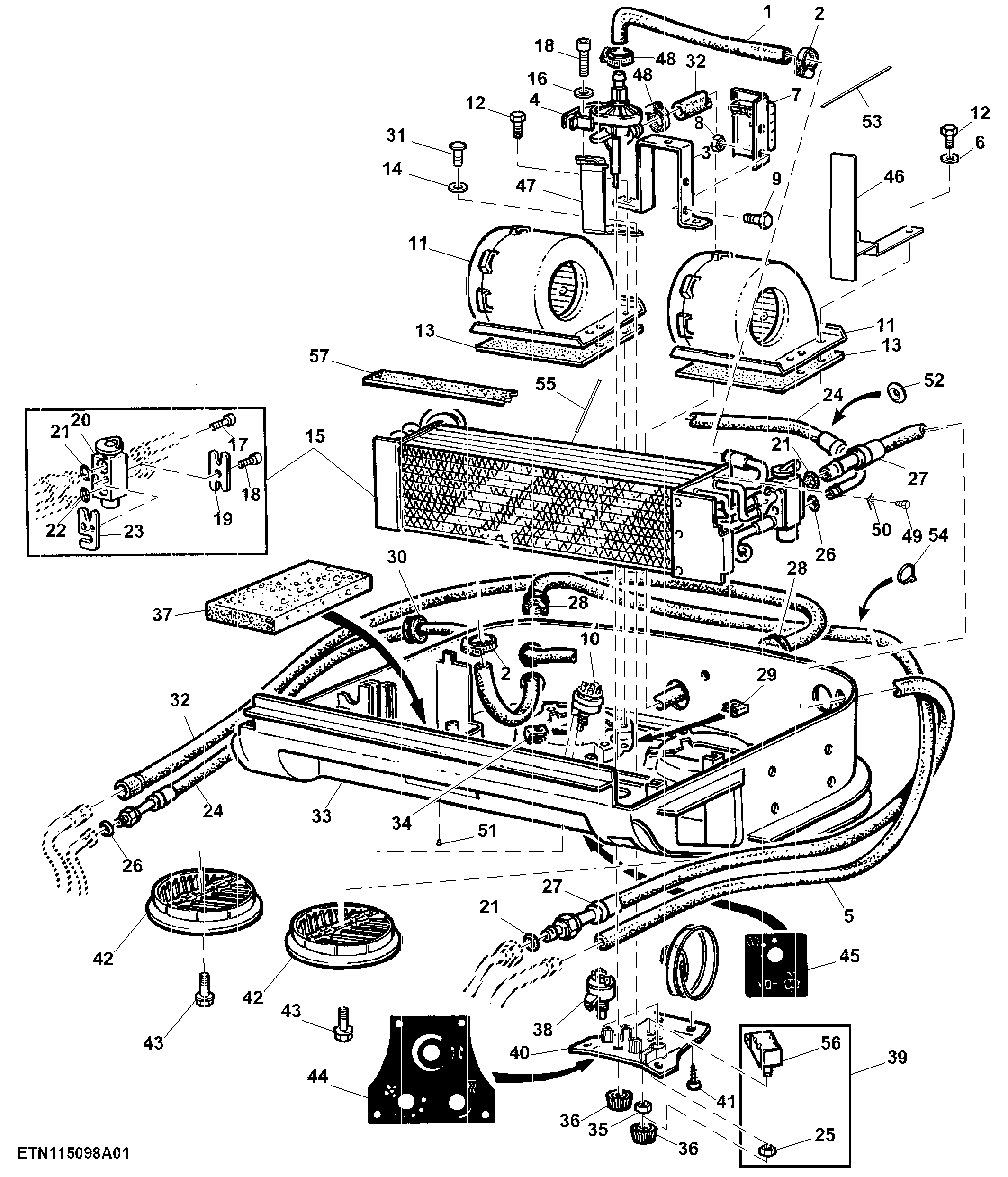 Heater / A/C Unit, Air Conditioner ( - 009999)