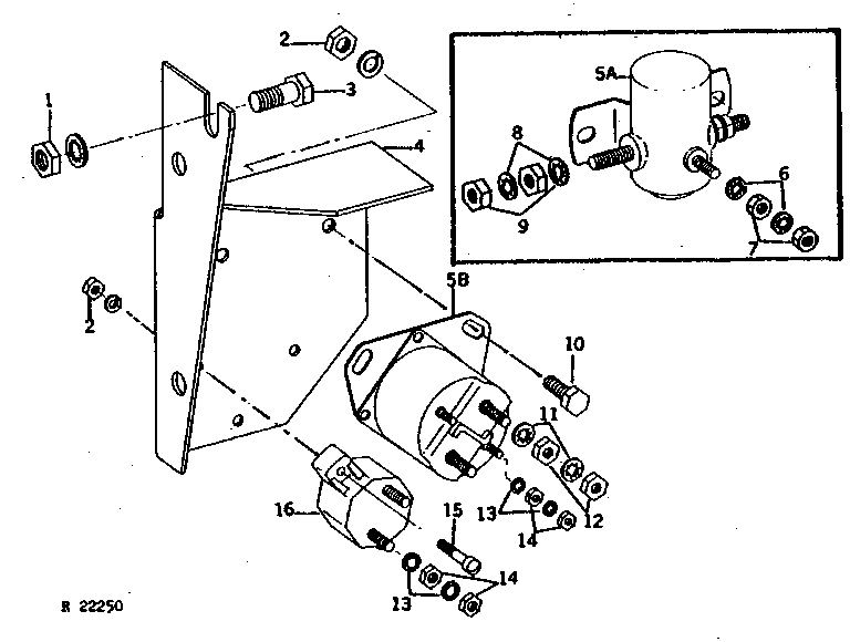 STARTING CIRCUIT RELAY AND MAIN CIRCUIT BREAKER