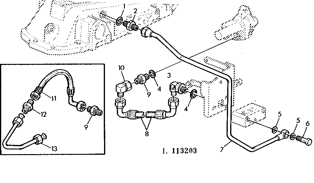 OIL LINES-SELECTIVE CONTROL VALVES (SPOOL TYPE) WITH SG2 CAB