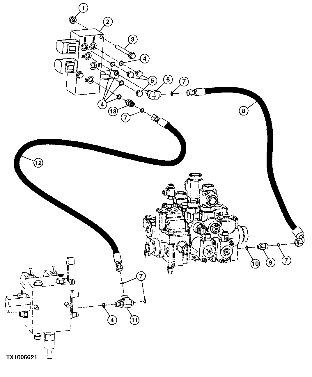 Pin Disconnect Valve Hydraulic Lines (571405 - )