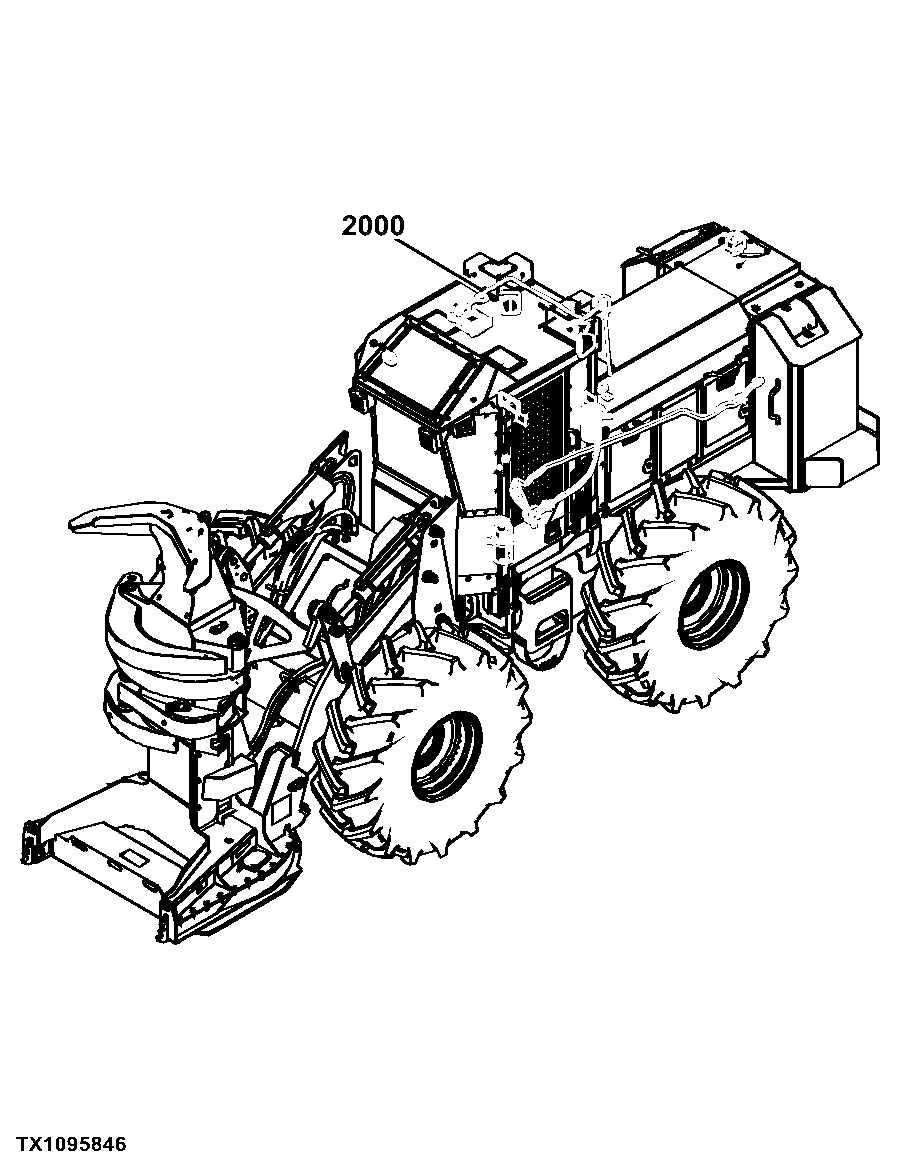 843K Wheeled Feller Buncher (Worldwide Edition)