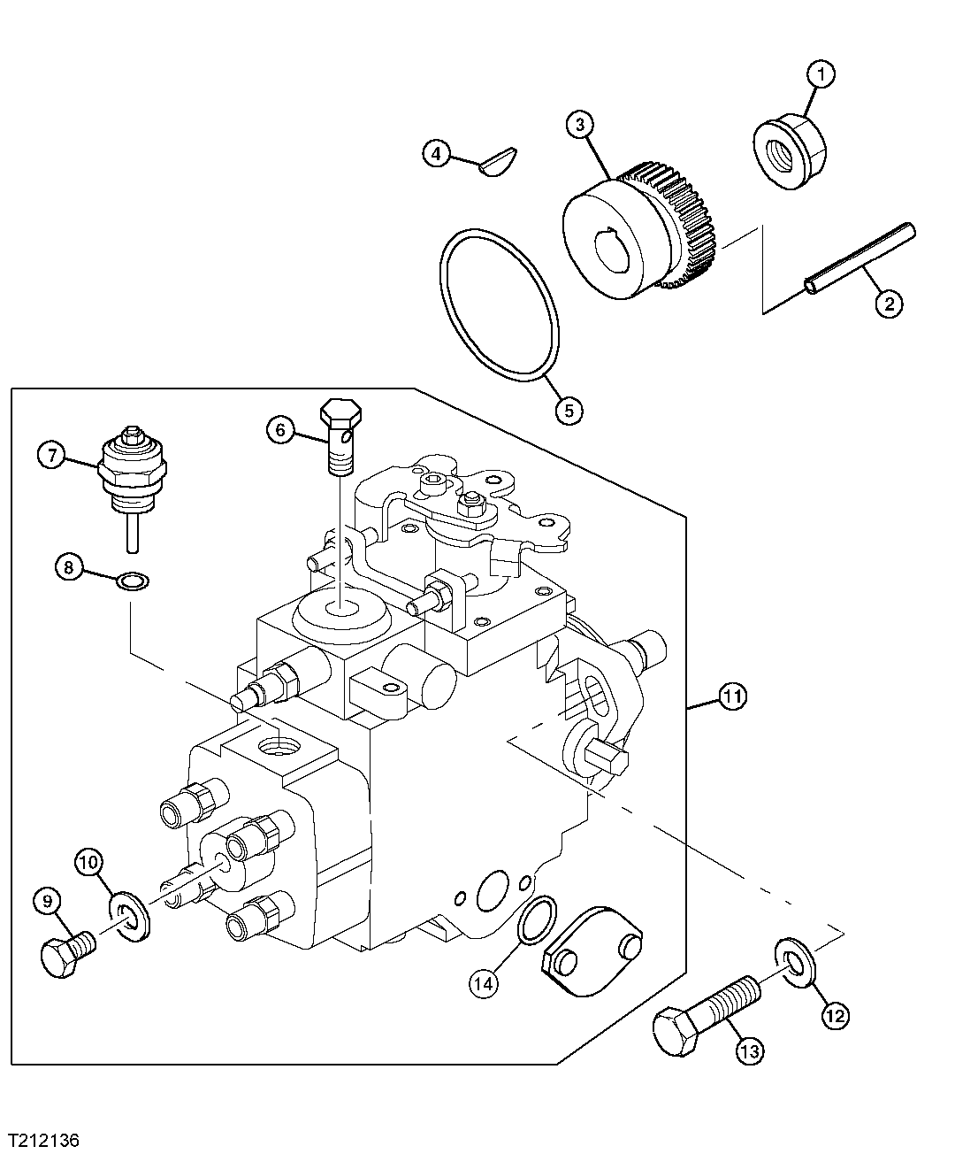 Fuel Injection Pump And Spline Shaft ( - 006199)