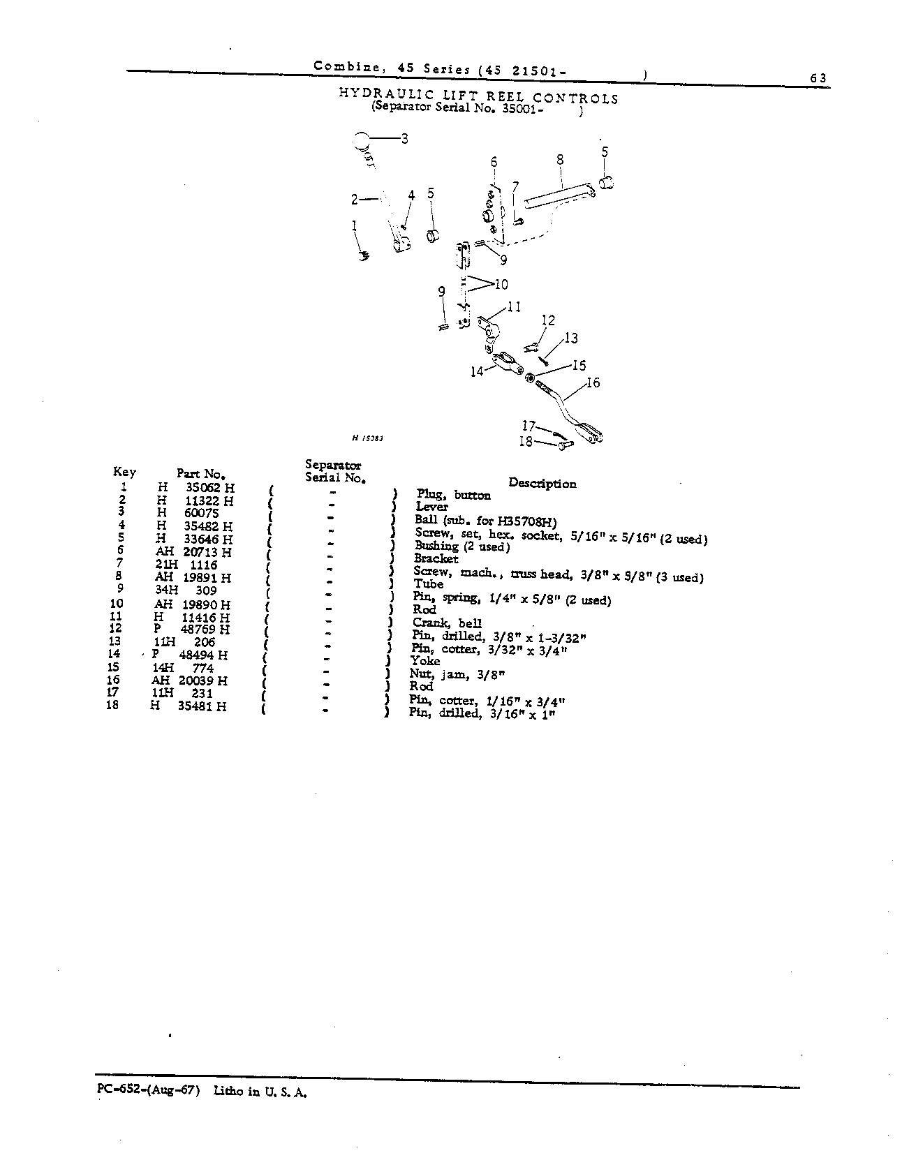 Operator's Platform Ladder and Controls (Continued)