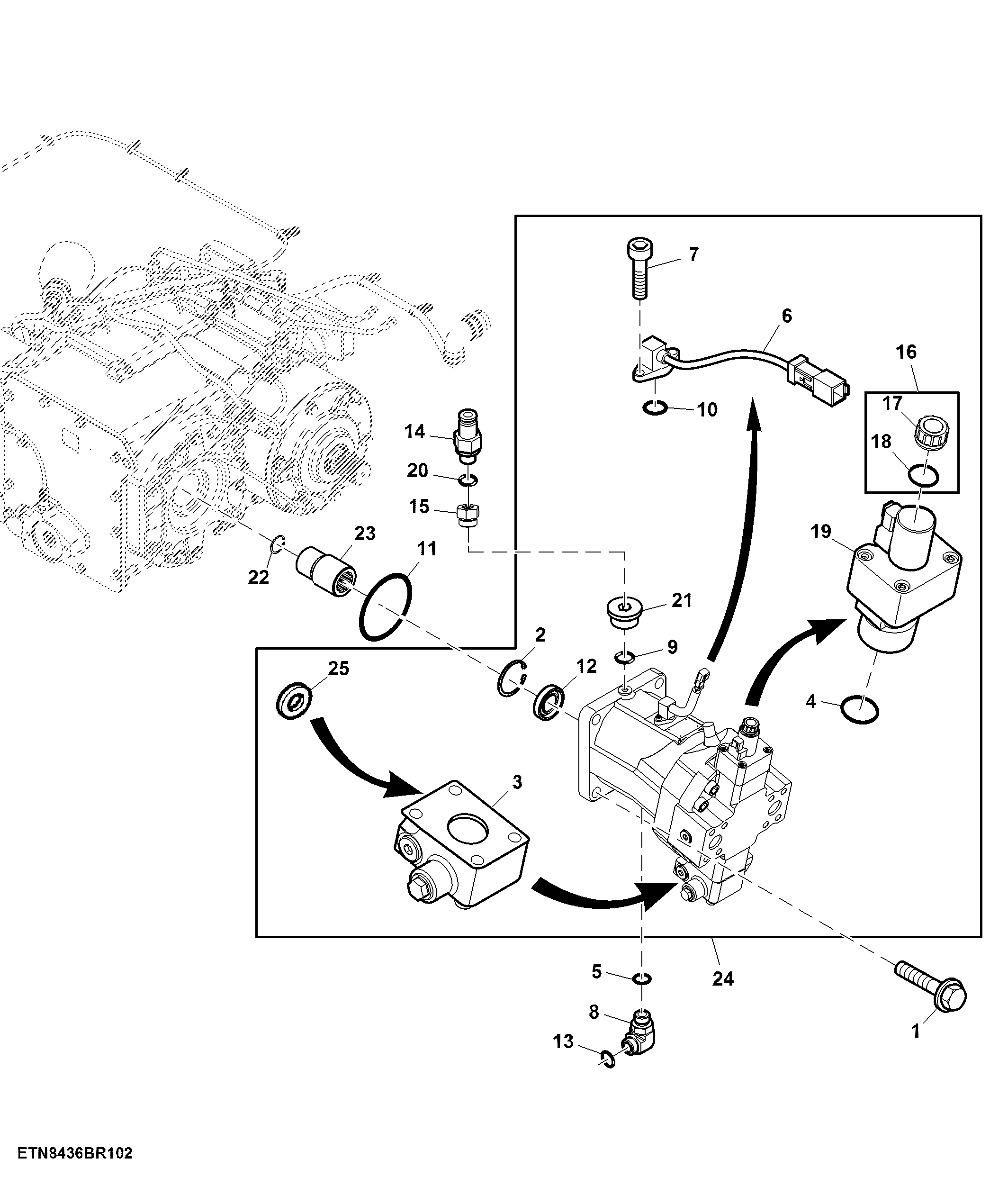 Hydrostatic Drive Motor, ProDrive™ Transmission
