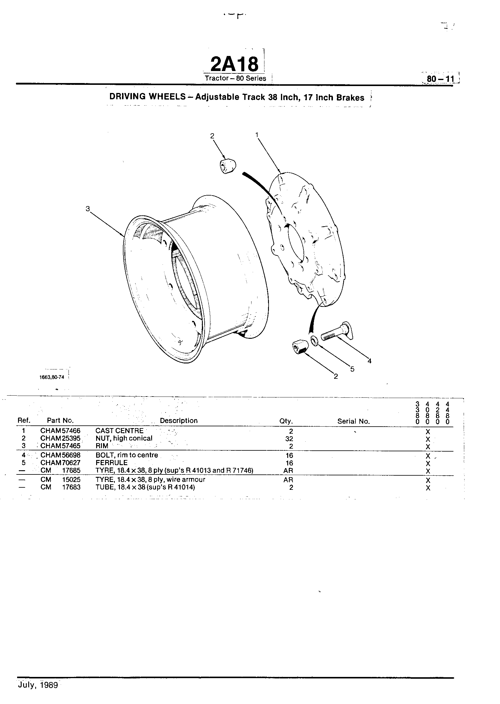 Wheels, Front Axle, Sheet Metal, Misc. Driving Wheels (Continued)
