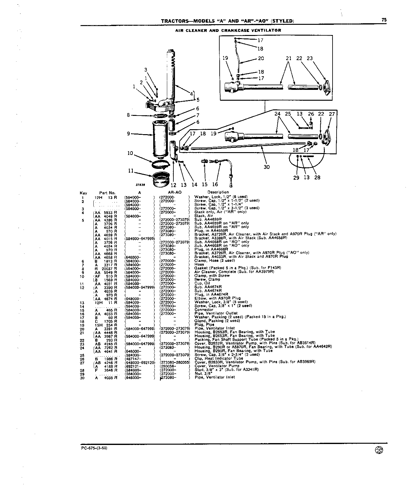 Breather, Crankcase (Continued)