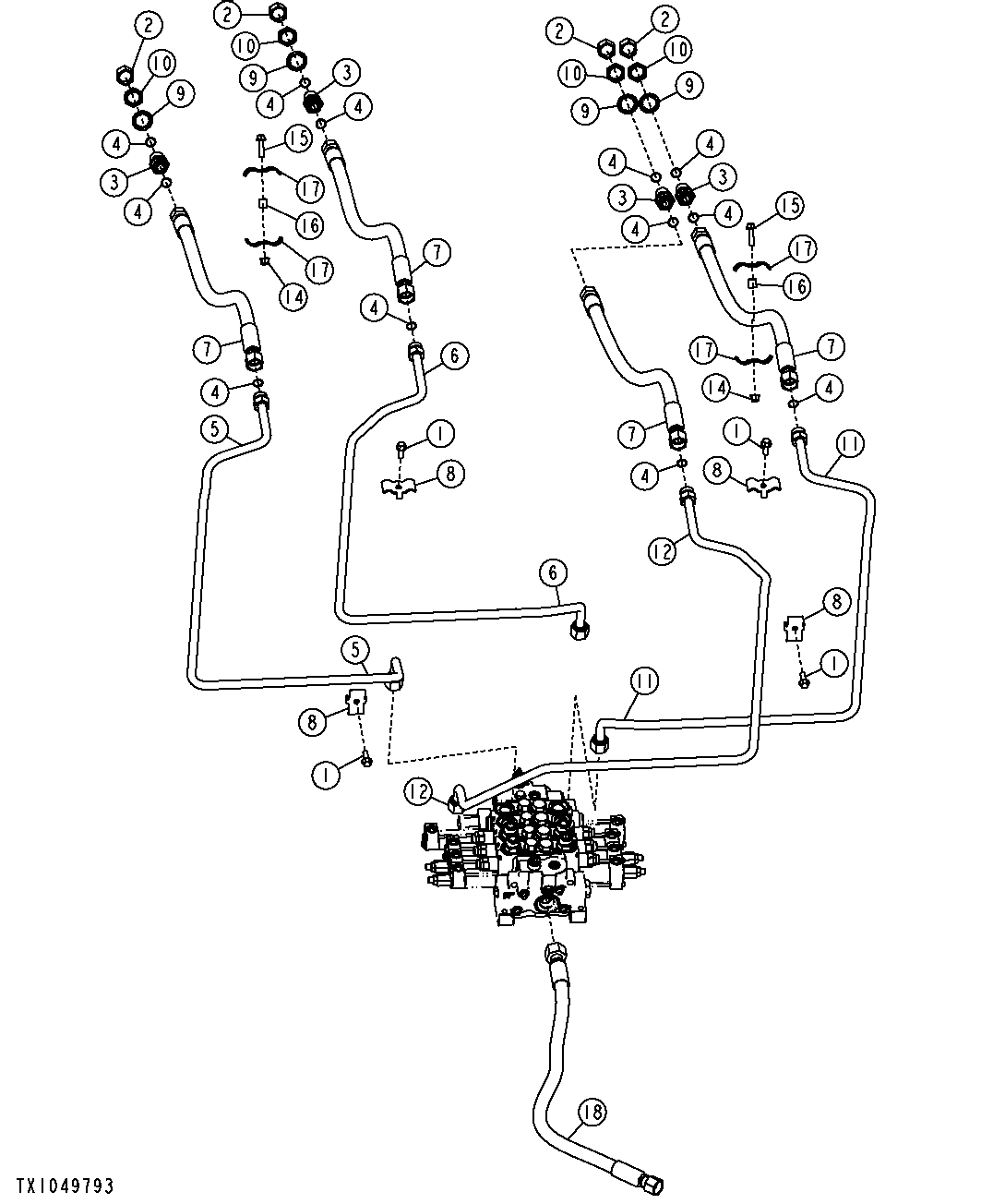 Third and Fourth Function Auxiliary Hydraulic Lines (Powerllel™)
