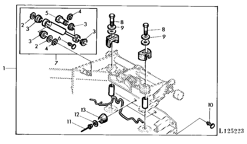 SUPER- DELUXE SEAT- HORIZONT. SUSP. SHOCK ABSORBER LS95H1/90A