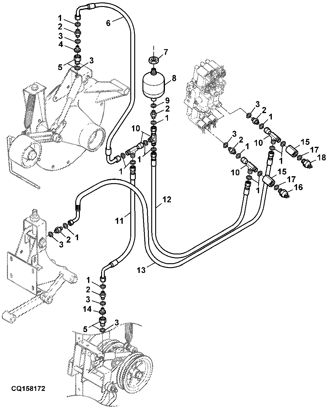ENGAGEMENT - UNLOADING TUBE, THRESHING AND CHOPPER