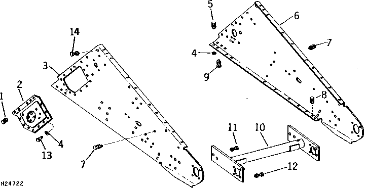 FEEDER HOUSE SIDE SHEETS AND FRAME ( - 1500)
