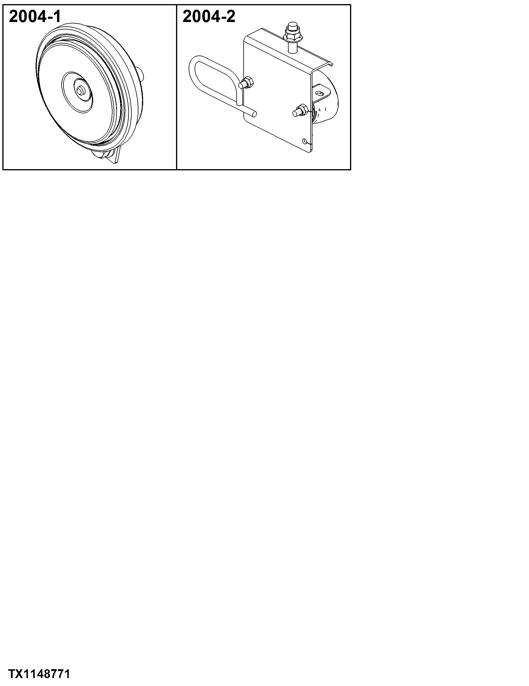 2004 Warning Devices Including Horn and Reverse Alarm