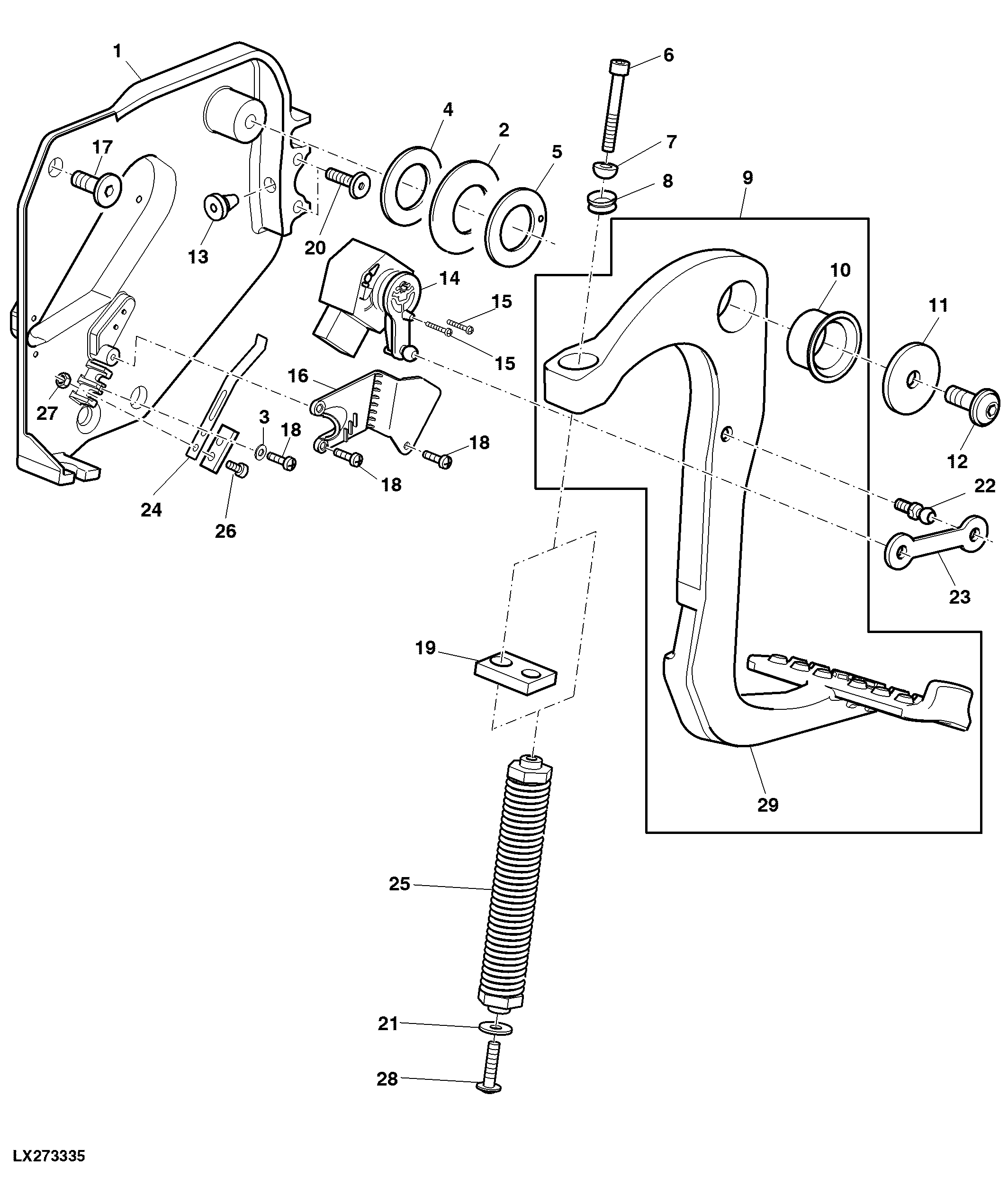 CLUTCH ACTUATING COMPONENTS, CLUTCH PEDAL (ELECTRICAL)
