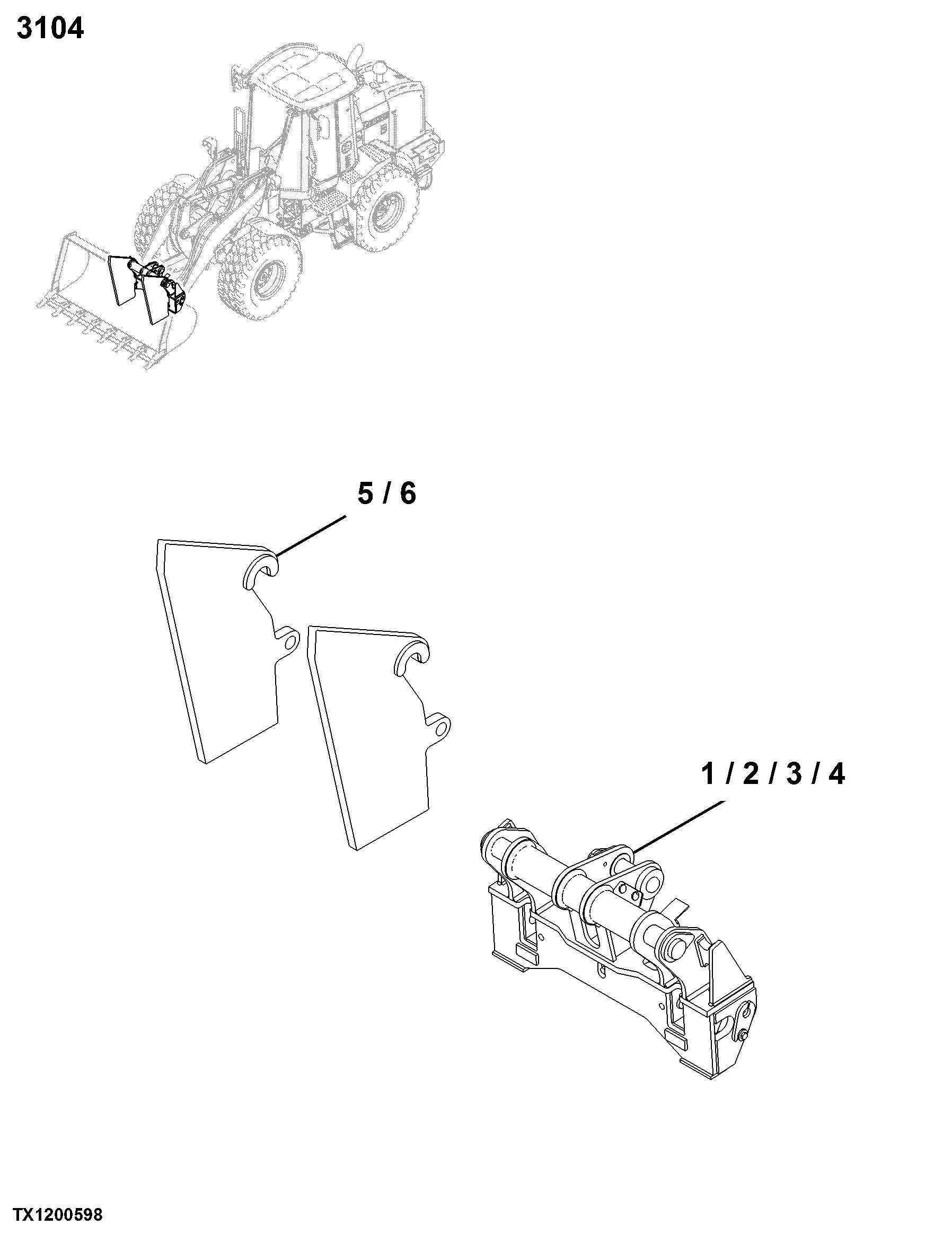 3104 Attachment Coupler