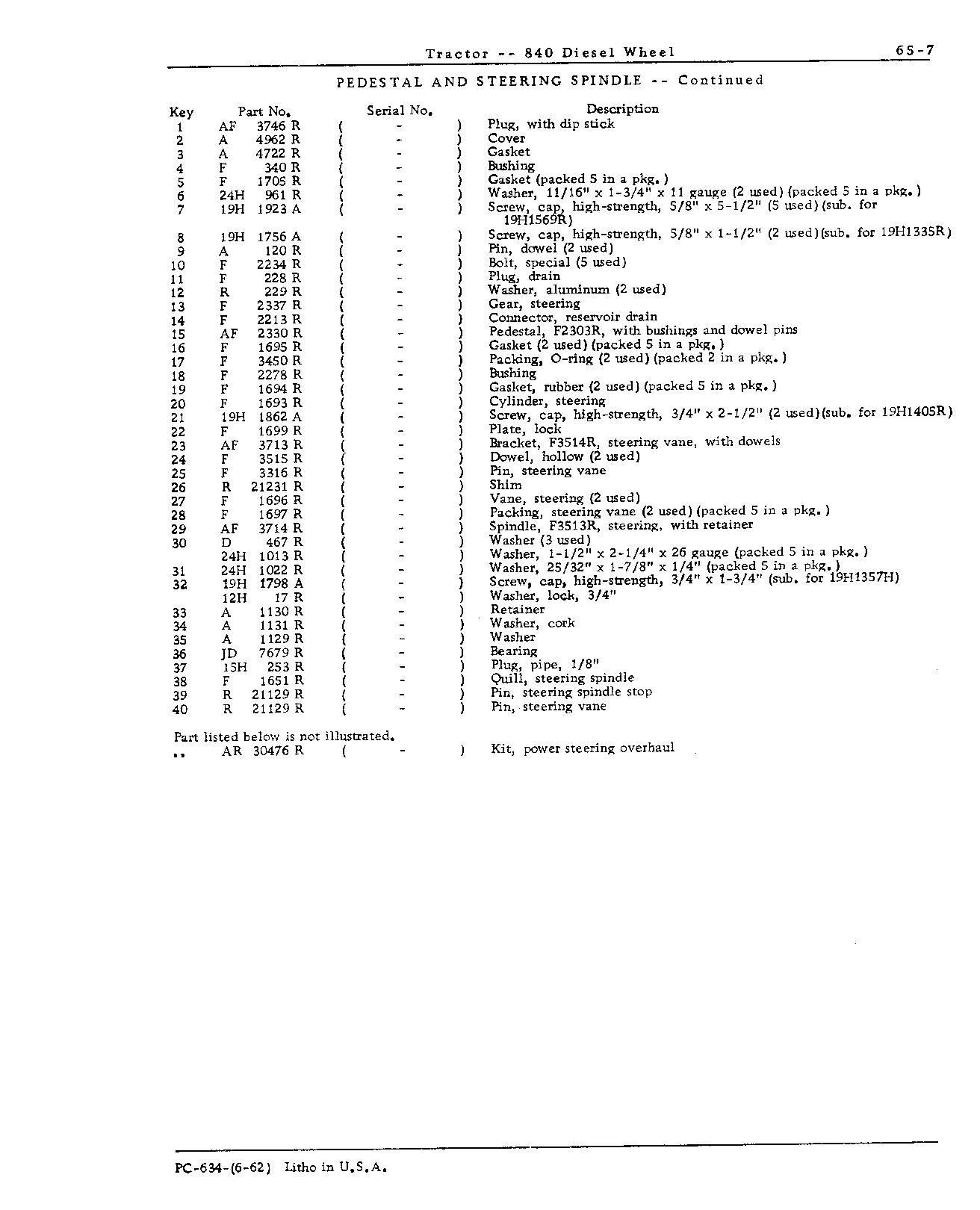 Power Steering (Continued)