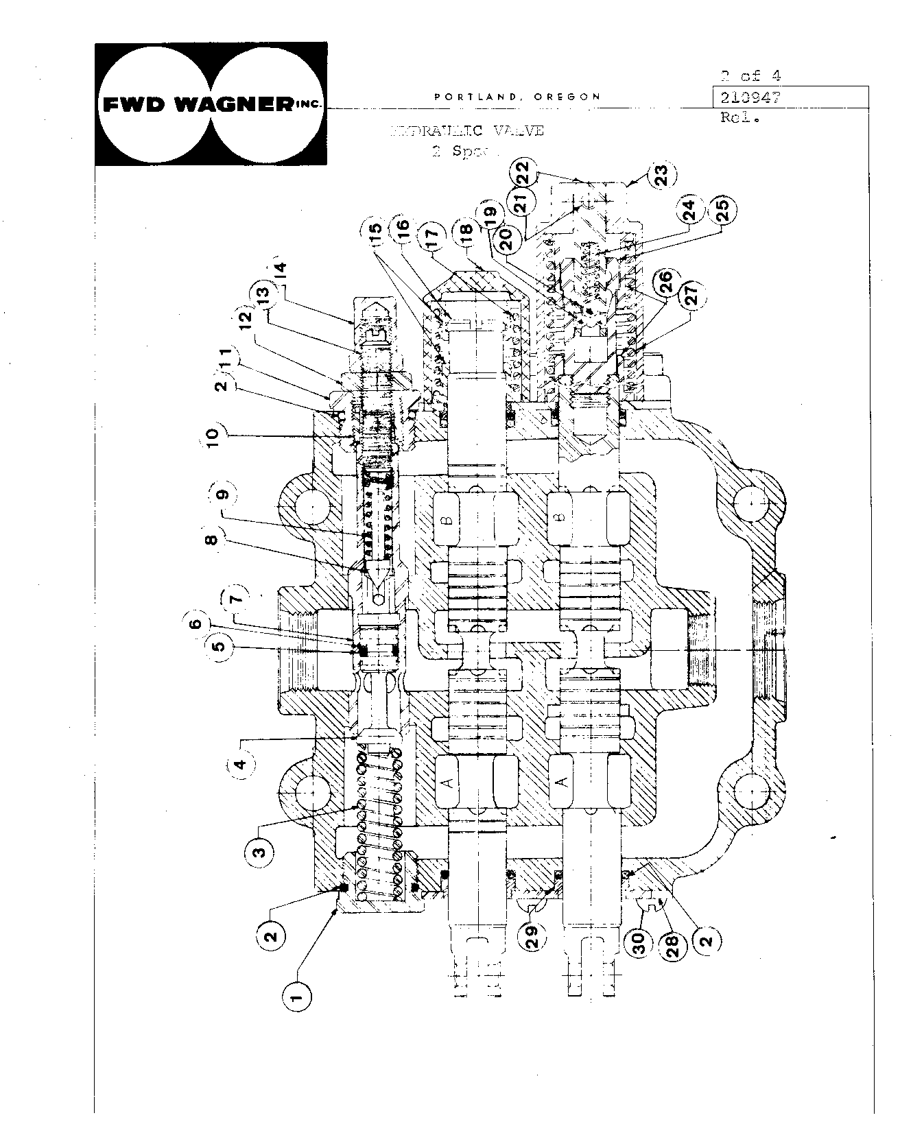 Section 70 - Hydraulics 2-Spool Valve (Continued)