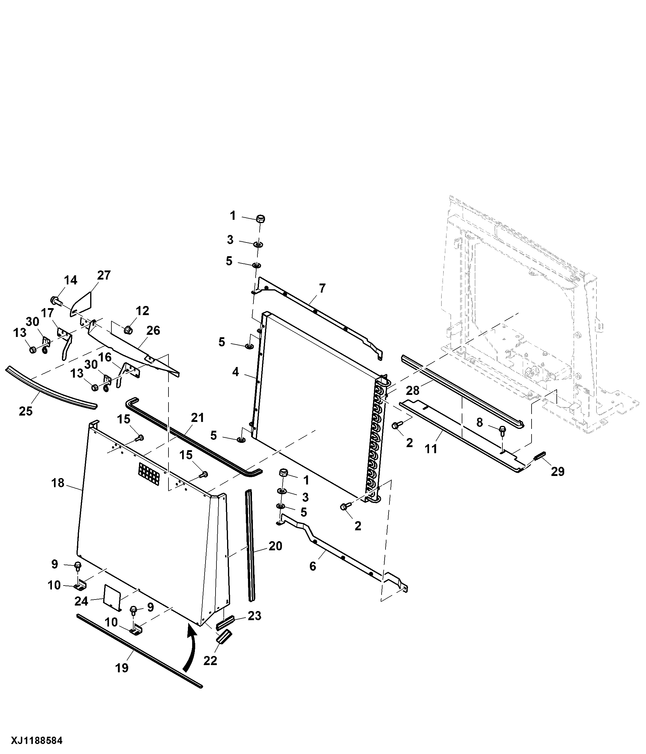 Cooler Covers and Air Conditioning Condenser Mounting