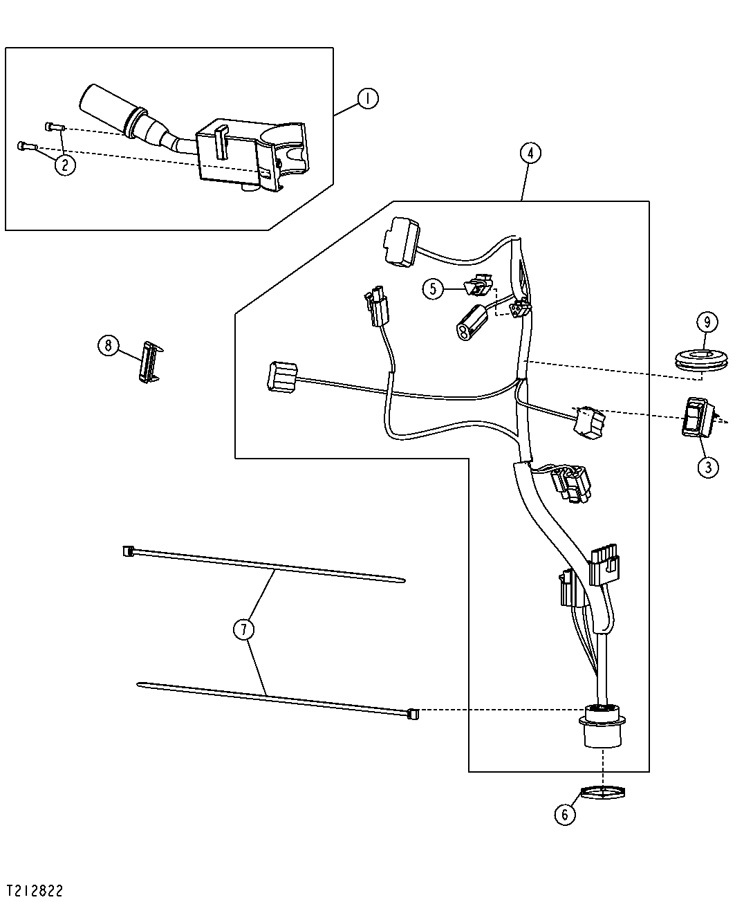 Front Dash Module Wiring And Shifter Assembly (590068 - )