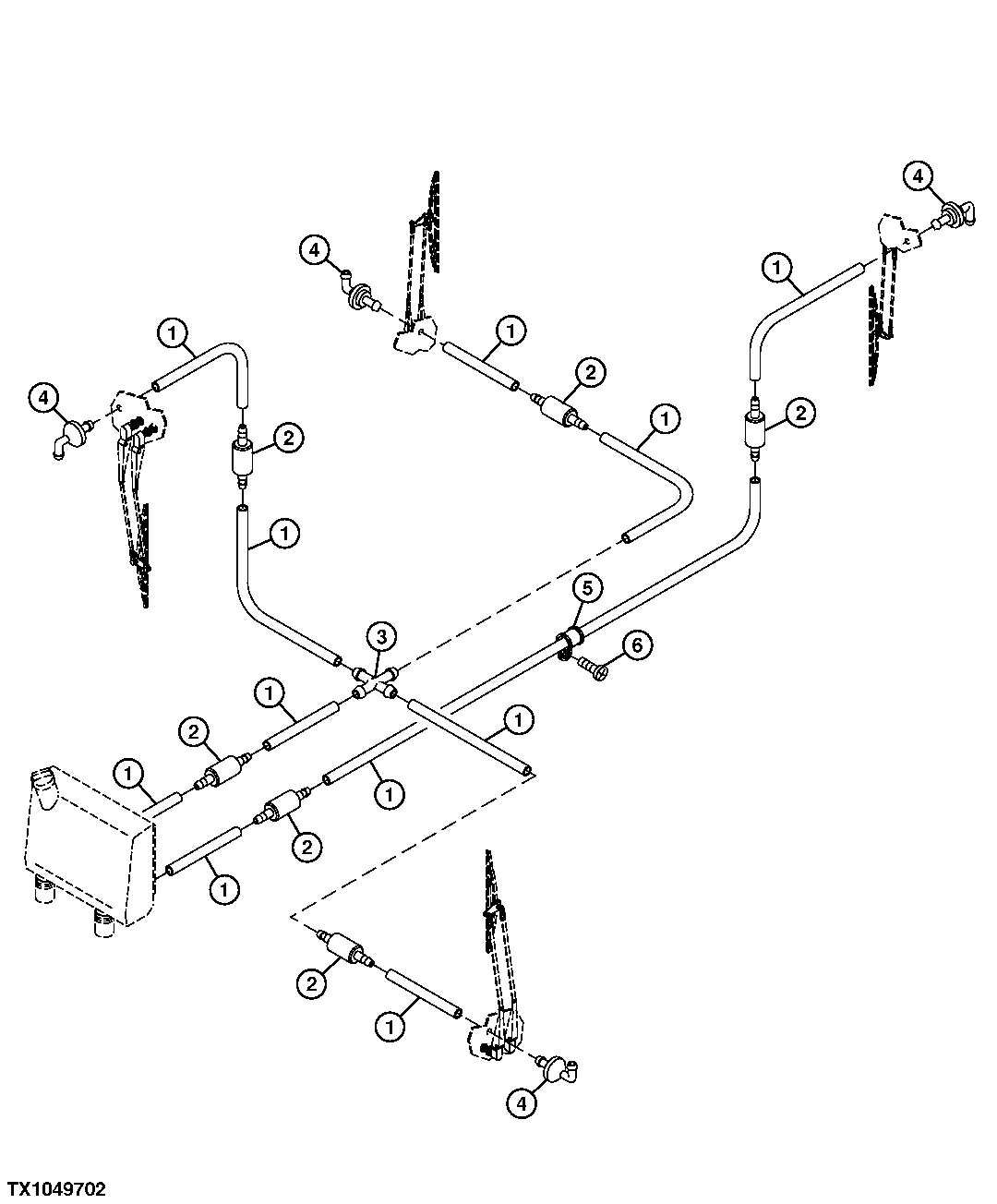 Window Washer Hoses And Fittings (010566 - )