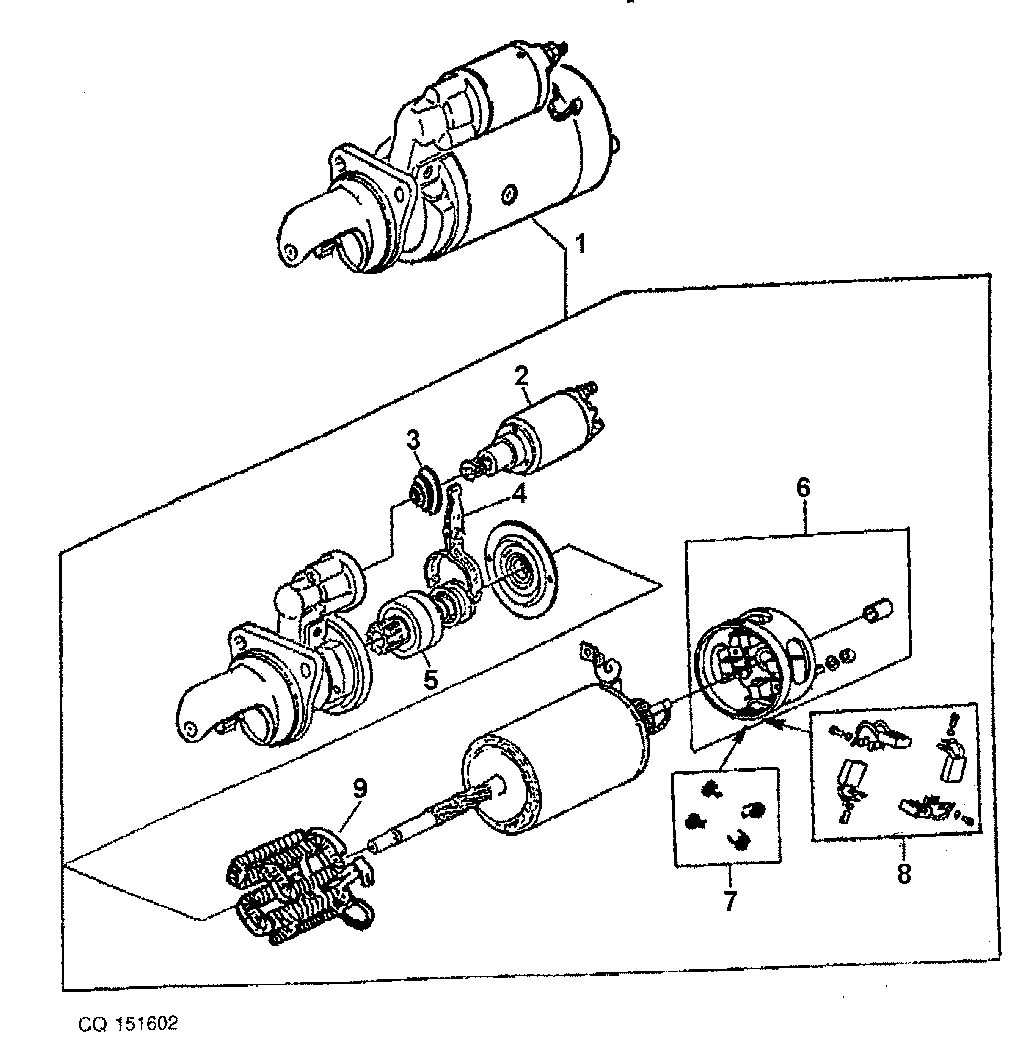 Lucas Starter Motor and Components - Argentina Only
