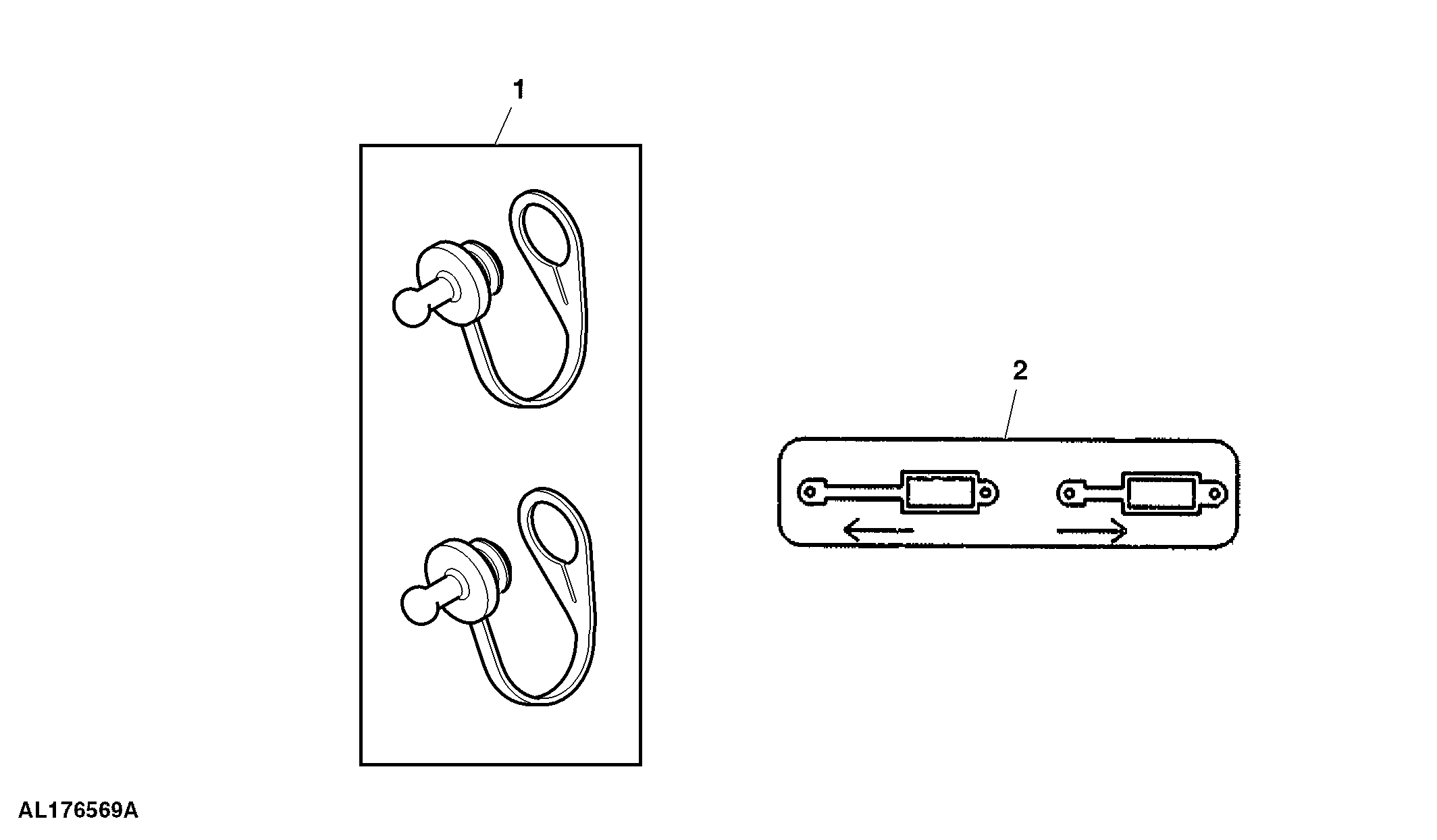 Dust Protection Shields, Quick Couplers, Position I