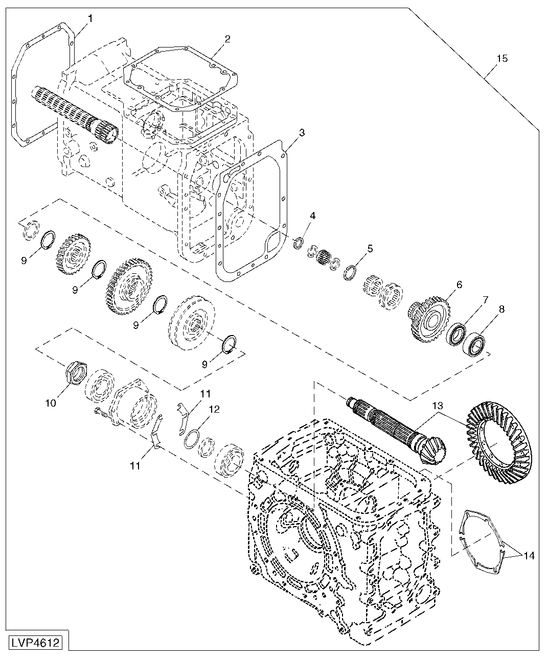 DIFFERENTIAL DRIVE SHAFT / "B" RANGE GEAR KIT