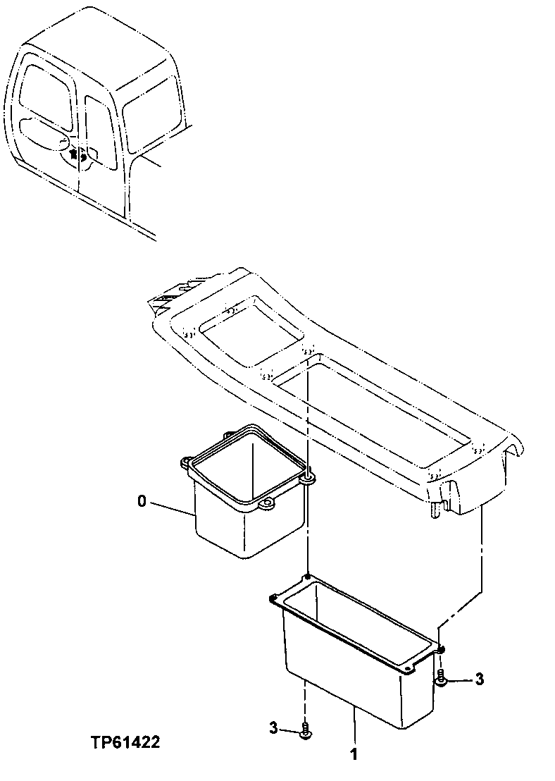 Cab Storage Compartment