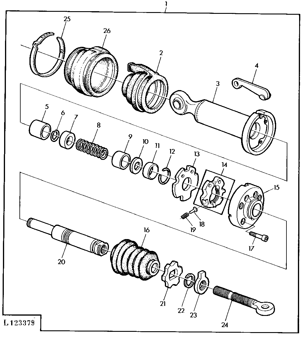 Stabilizer Support (With Reversible Draft Links)