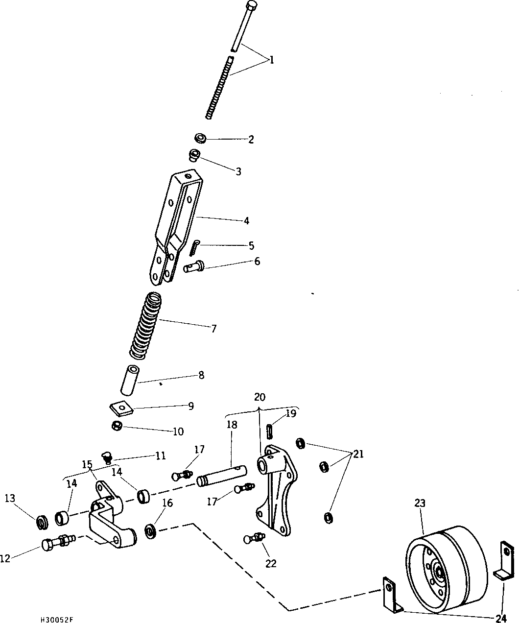 FEEDER HOUSE LOWER BELT TIGHTENER (SIDEHILL) ( - 403300)