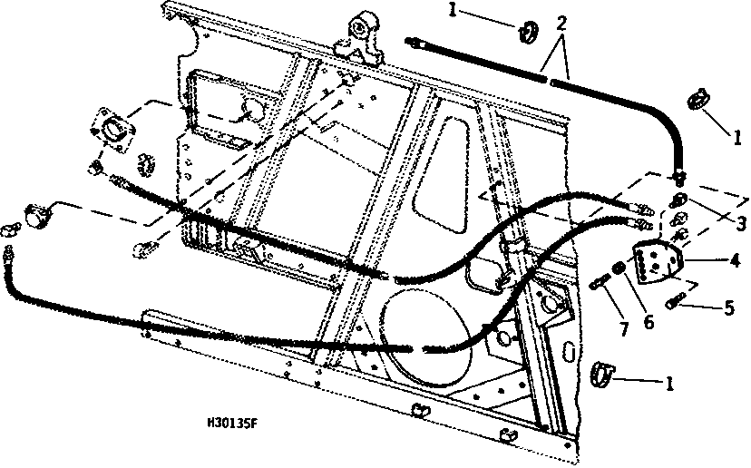 Primary Countershaft Lube Bank System (Left-Hand Side)