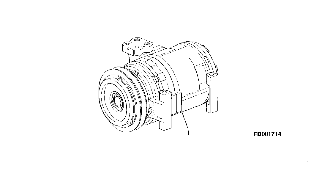 COMPRESSOR - AIR CONDITIONING SYSTEM