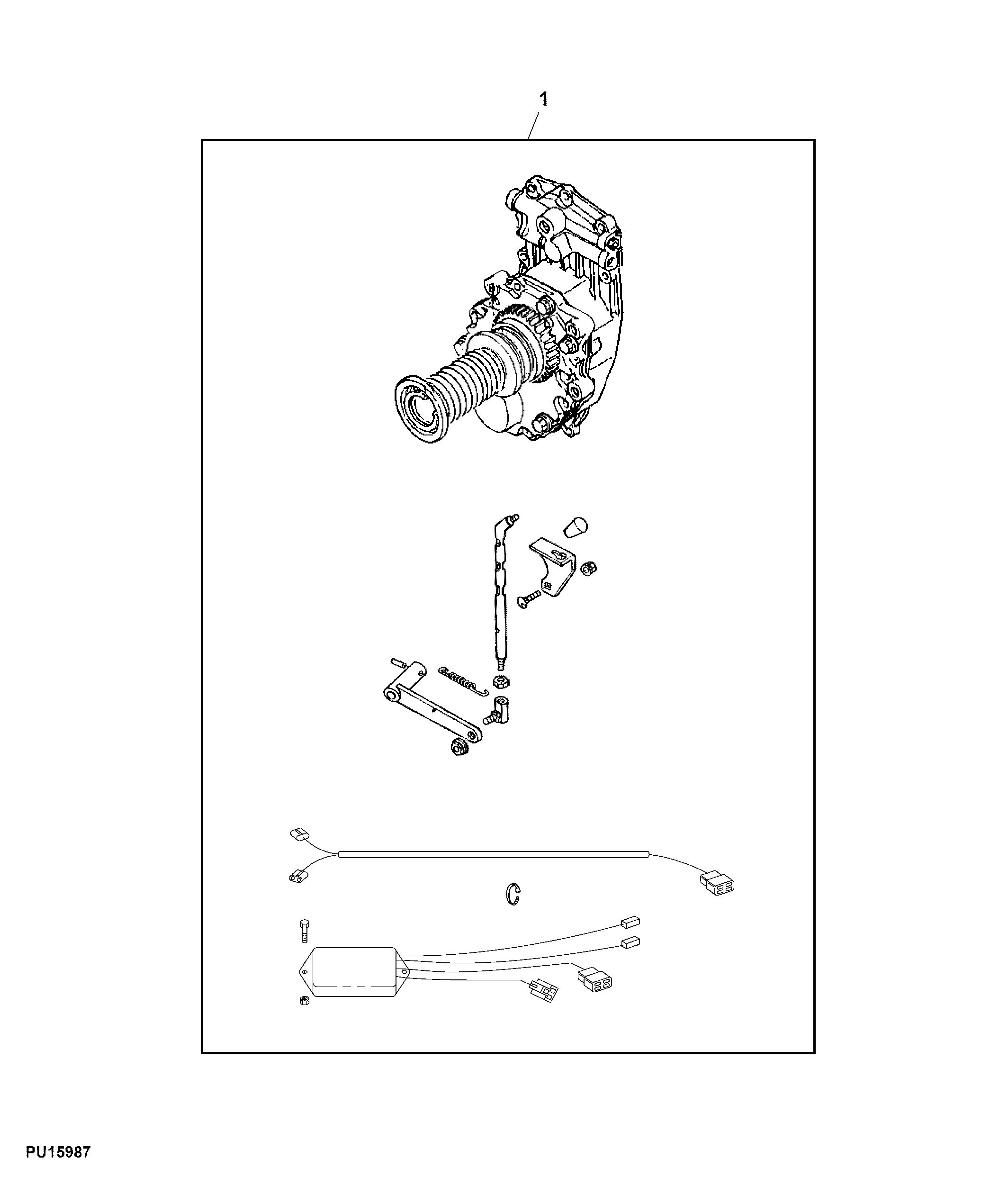 540 Rear PTO, Attachment