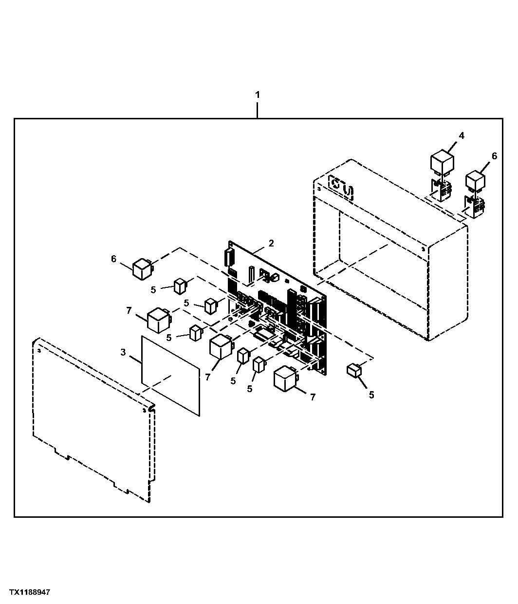 Load Center Circuit Board ( - 009279)