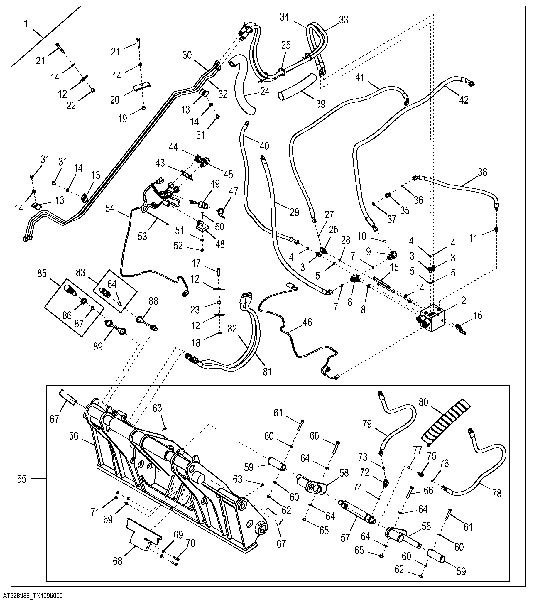 Hydraulic Loader Coupler (Engine 4045TT094-PE10991)