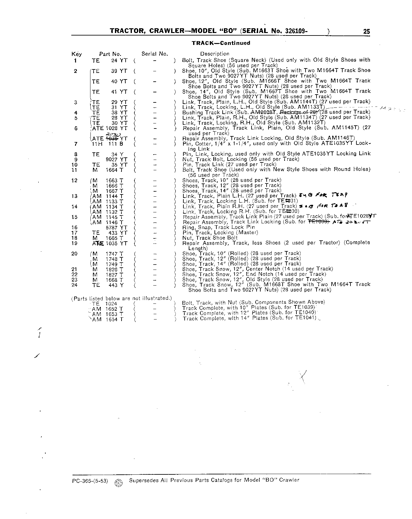 Track (Continued)