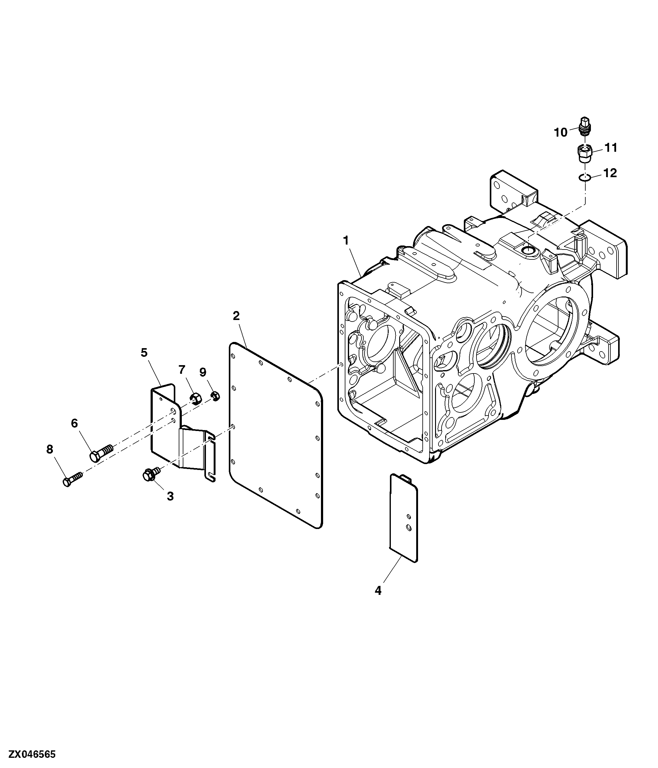 Transmission Housing And Shields (Optional)