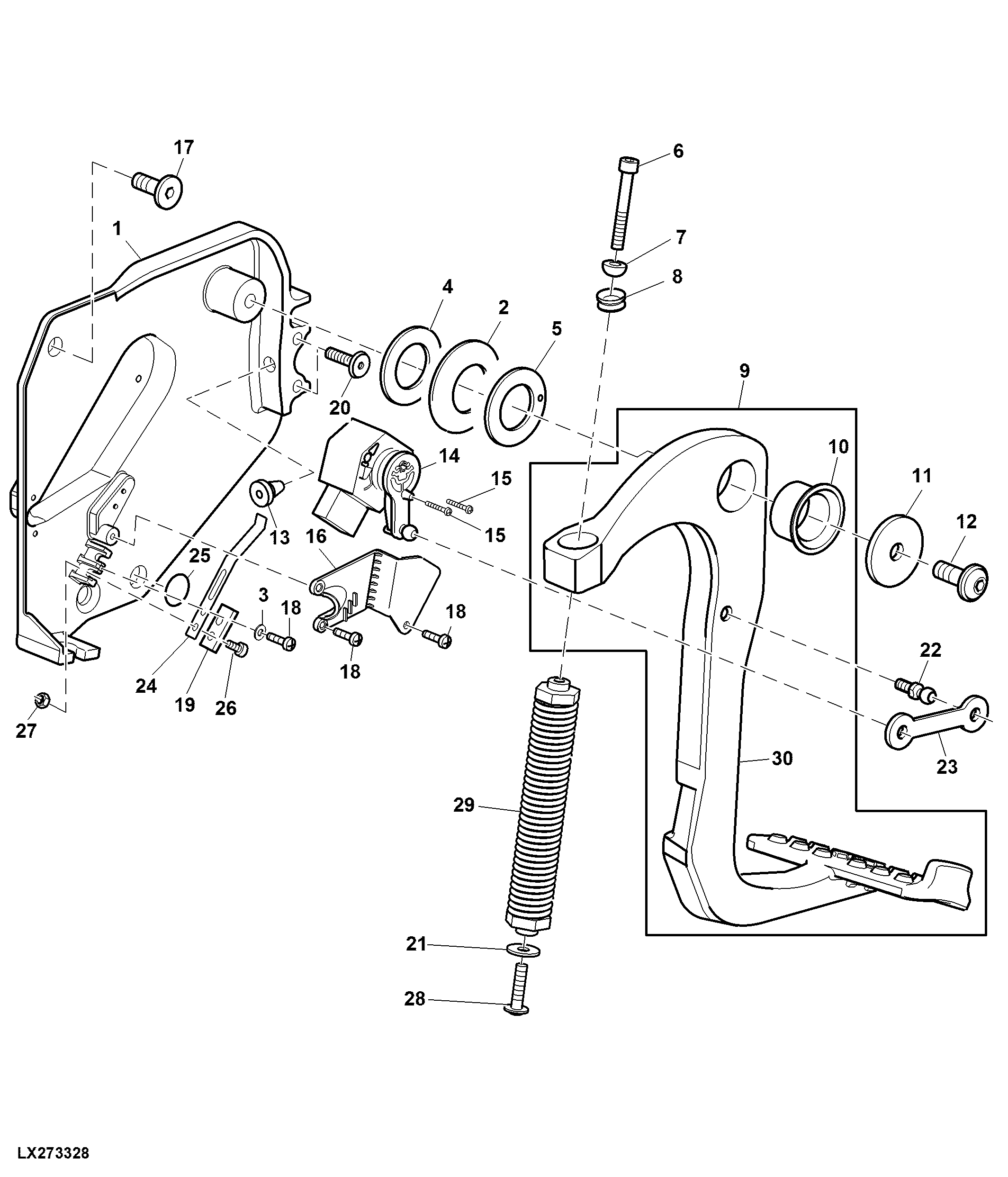 CLUTCH ACTUATING COMPONENTS, CLUTCH PEDAL (ELECTRICAL)
