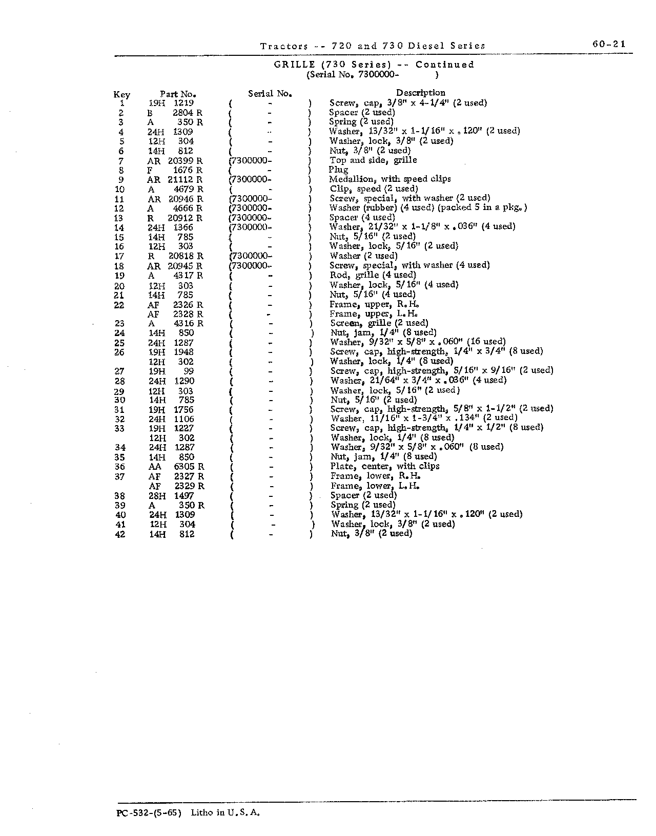 Grille (Continued)