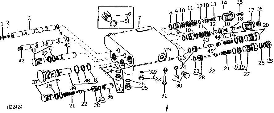 HYDRAULIC CONTROL VALVE (HYDROSTATIC DRIVE)